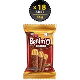 Eti Benimo Kombo Hindistan Cevizi ve Çikolata Kaplamalı Bisküvi 56 G x 18 Adet - 56 gr