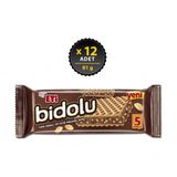 Eti Bidolu Fındık Kremalı Yer Fıstığı Parçacıklı Gofret 81G X 12 Adet