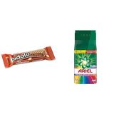 Eti Bidolu Kakaolu Yer Fıstıklı Gofret 29 g x2 + Ariel Dağ Esintisi Renklilere Özel 12 kg Hızlı Çözünme x1
