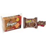 Eti bisküvi ve kek seti (Finger bisküvi ve Topkek fındıklı kakaolu, 6 x 150 g ve 24 x 35 g)