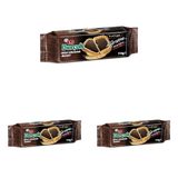 Eti Burçak Bitter Çikolatalı Yulaflı Bisküvi 114 g 3lü paket