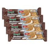 Eti Burçak Hindistan Cevizi Kremalı Bisküvi 100 g Tekli Paket (4 paketi)
