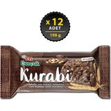 Eti Burçak Kurabi Kakaolu 198 g x 12 Adet Ağızda Dağılan Lezzetli Atıştırmalık