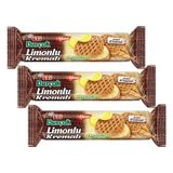Eti Burçak Limonlu Kremalı Yulaflı Bisküvi 100 g x 12 Adet (3 paketi)