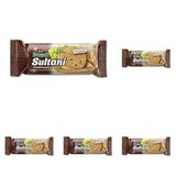 Eti Burçak Sultani Üzümlü Kepekli Bisküvi 123 g 5li paket