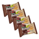 Eti Burçak Sultani Üzümlü Kepekli Bisküvi, 369 gr Paket, 4'lü Set