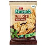 Eti Burçak Tahıl Cipsi 40G Fesleğen - Tam Buğday Unlu Sağlıklı Atıştırmalık 3'Li Ekonomik Paket