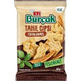 Eti Burçak Tahıl Cipsi 40G Fesleğen - Tam Buğday Unlu Sağlıklı Atıştırmalık 8'li Avantaj Paketi - 8 Adet - 40 g