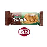 Eti Burçak Yulaflı Bisküvi 125 gr x 12 Adet