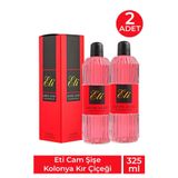Eti Cam Şişe Kolonya Japon Gülü 325 Ml 2 Adet