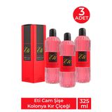 Eti Cam Şişe Kolonya Japon Gülü 325 Ml 3 Adet