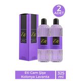 Eti Cam Şişe Kolonya Lavanta 325 Ml 2 Adet