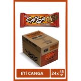 Eti Canga Sütlü Çikolata Kaplı Yer Fıstıklı Karamelli Bar 24’lü Paket 45 g Şekerli Atıştırmalık - 4 Adet