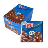 Eti Çikolata Çifte Kavrulmuş Fındıklı Sütlü Çikolata, 60g, 10 Adet