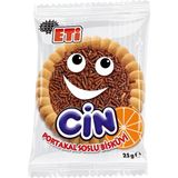 Eti Cin Bisküvi 36X25 G Portakal - Tek Lokmalık Atıştırmalık 6'li Avantaj Paketi - 6 Adet