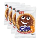 Eti Cin Portakallı Bisküvi 25 g x 36 Adet (4 paketi)
