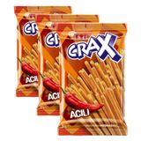 Eti Crax Acılı Çubuk Kraker 50 g x 20 Adet (3 paketi)
