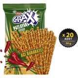 Eti Crax Patlayan Lezzet Acı Baharatlı Çubuk Kraker 50 g x 20 Adet - 50 gr