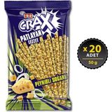 Eti Crax Patlayan Lezzet Peynirli Soğanlı Çubuk Kraker 50 G x 20 Adet - 1 Adet