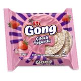 Eti Gong Çilekli Yoğurtlu Kaplamalı Pirinç Patlağı 30 G x 24 Adet