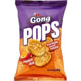 Eti Gong Pops Mısır ve Pirinç Patlağı Peynir&acı 80 G 2'li Ekonomik Paket - 2 Adet