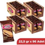 Eti Kakaolu Fındık Kremalı Petibör Bisküvi 22,5 gr x 96 Adet - 1 Adet