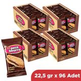 Eti Kakaolu Fındık Kremalı Petibör Bisküvi 22,5 Gr X 96 Adet