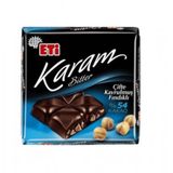 Eti Karam %54 Bitter 60 gr Kakaolu Çifte Kavrulmuş Fındıklı Çikolata (6 adet)