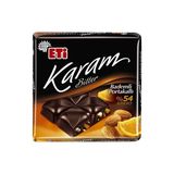 Eti Karam Çikolata 60G %54 Portakallı (4'Li Paket)