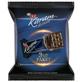 Eti Karam Gurme Bitter Çikolatalı Kremalı Gofret 3Lü 150G 8'Li Avantaj Paketi