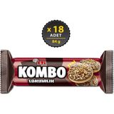 Eti Kombo 84 g x 18 Lokmalık Bisküvi Çikolata ve Kavrulmuş Hindistan Cevizi İçerir - 84 gr