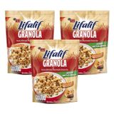 Eti Lifalif Granola, Kuru Elmalı ve Hurmalı, Lif Kaynağı, 200 gr, 3'lü Paket