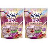 Eti Lifalif İnce Öğütülmüş Müsli Hibiskuslu 250 g 2li paket