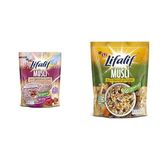 Eti Lifalif İnce Öğütülmüş Müsli Hibiskuslu 250 g ve Eti Lifalif Kuru Meyveli ve Fındıklı Müsli 350 g