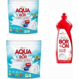 Eti Maden Aquabor Doğal Mineralli Bulaşık Deterjanı 30 *2 Adet +Boron Elde Bulaşık Deterjanı 620 Ml.
