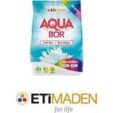 Eti Maden Aquabor Toz Çamaşır Deterjanı, % 80 Bor, Beyazlar, 6 kg x 2 + Aquabor Toz Çamaşır Deterjanı, % 80 Bor, Renkliler, 6 kg x 2 - 24 kg
