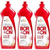 Eti Maden Boron Elde Yıkama Bulaşık Temizlik Ürünü 650 ml x 3 - 1,9 lt