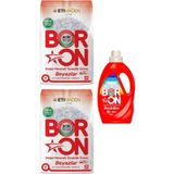 Eti Maden Boron Toz Çamaşır Deterjanı Beyazlar Için 8 Kg Renkliler Için Sıvı Çamaşır Deterjanı 26 Yıkama