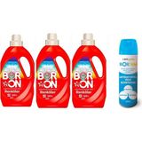 Eti Maden Doğal Sıvı Çamaşır Deterjanı Boron Renkliler 26*3 Yıkama+ Bortam Dezenfektan