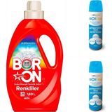 Eti Maden Doğal Sıvı Çamaşır Deterjanı Boron Renkliler İçin 26 Yıkama+ Bortam Dezenfektan 500 Ml*2 Adet.