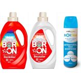Eti Maden Doğal Sıvı Çamaşır Deterjanı Boron Renkliler Ve Beyazlar İçin 26*2 Yıkama+ Bortam Dezenfektan
