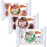 Eti Puf 12 Li Kakaolu-Karışık-Hindistan Cevizli 3 Lü Karma Paket - 216 gr