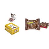 Eti Puf Kakaolu Bisküvi 18 g x 48 Adet ve Eti Topkek Fındıklı Kakaolu Kek 35 g x 24 Adet