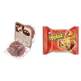 Eti Puf Kakaolu Bisküvi 18 g x 48 Adet x1 + Eti Topkek Meyveli Kek 40 g x 24 Adet x1