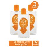 Eti Sarı Hatırla Beni Kolonyası 230 Ml 3 Adet