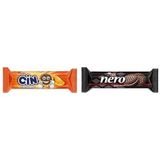 Eti Seti | Cin Lokmalık Portakallı Bisküvi 114 g x2 + Nero Kakaolu Bisküvi 110 g x2
