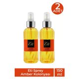 Eti Sprey Amber Kolonyası 150 Ml 2 Adet