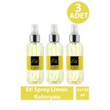Eti Sprey Limon Kolonyası Pet 150 Ml 3 Adet