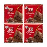 Eti Sütlü Kare Çikolata Eti Sütlü Kare Çikolata 4 x 60 g