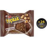 Eti Topkek Fındıklı Kakaolu Kek 35 gr x 24 Adet Pratik Paket İçinde Yoğun Kakao ve Fındık Aroması